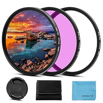 Amazon | 58mm フィルターキット ユニバーサル UV CPL FLD